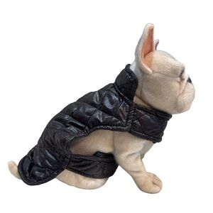 Quilted Black Dog Jacket Size‎ Small